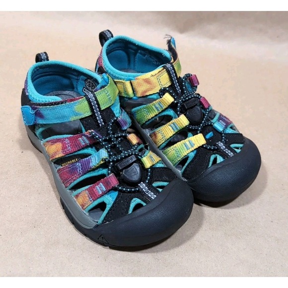 Keen Other - Keen Newport H2 Kids Unisex Size 11 Closed Toe Sandals Tie Dye Washable